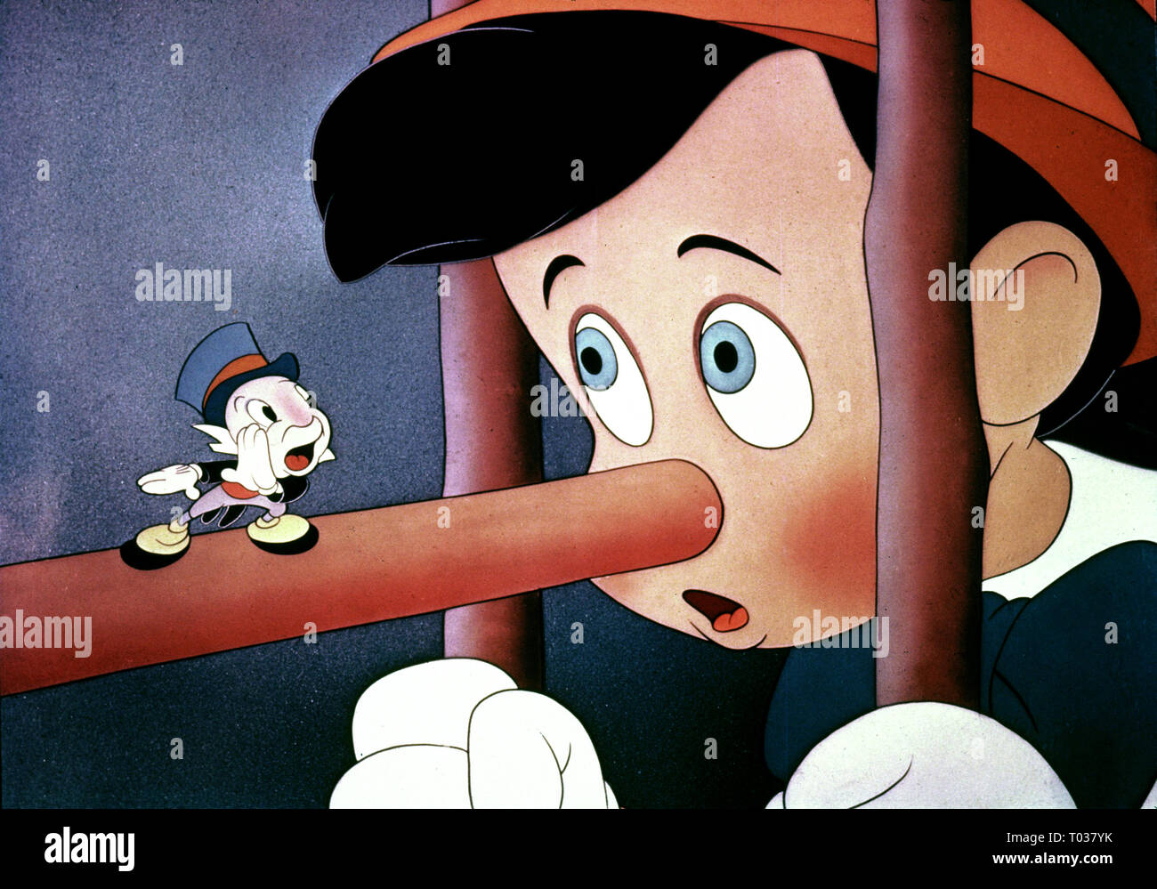 JIMINY CRICKET, PINOCCHIO, PINOCCHIO, 1940 Stock Photo