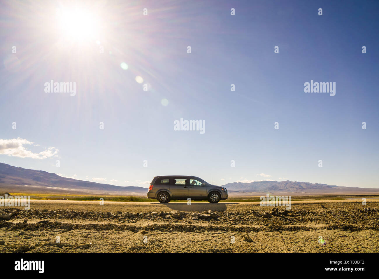 A road-trip through Western USA.  This image was shot near death valley. Stock Photo