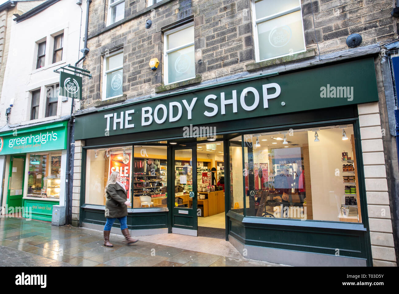 The Body Shop Store In Lancaster City Centre Lancashire England