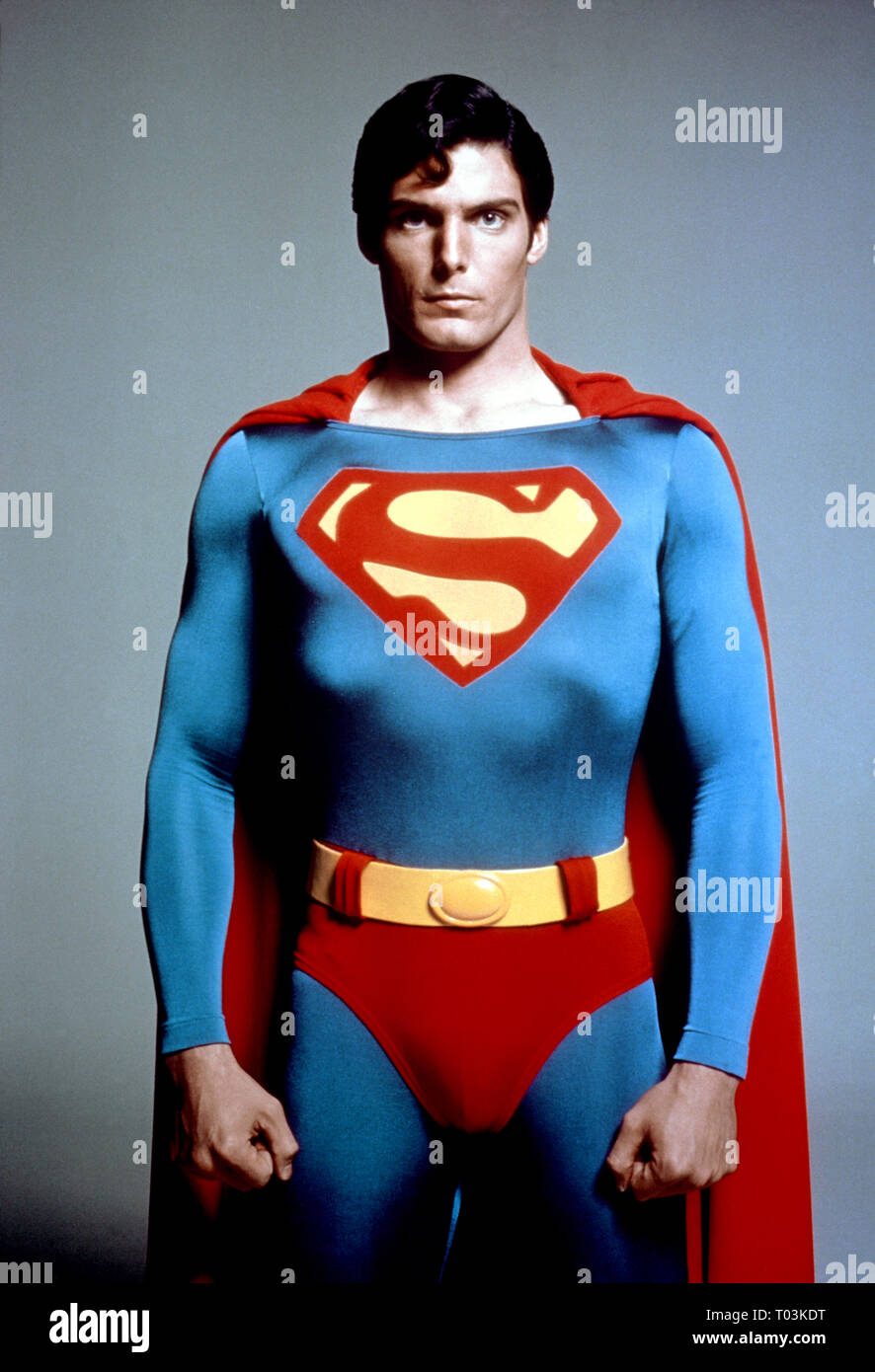 CHRISTOPHER REEVE, SUPERMAN, 1978 Stock Photo