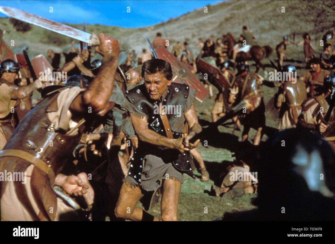 KIRK DOUGLAS, SPARTACUS, 1960 Stock Photo