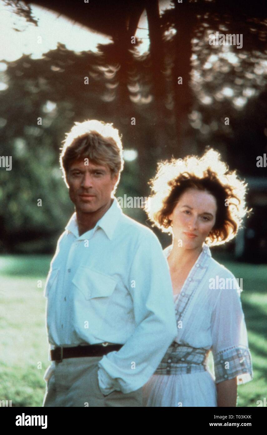 ROBERT REDFORD, MERYL STREEP, OUT OF AFRICA, 1985 Stock Photo