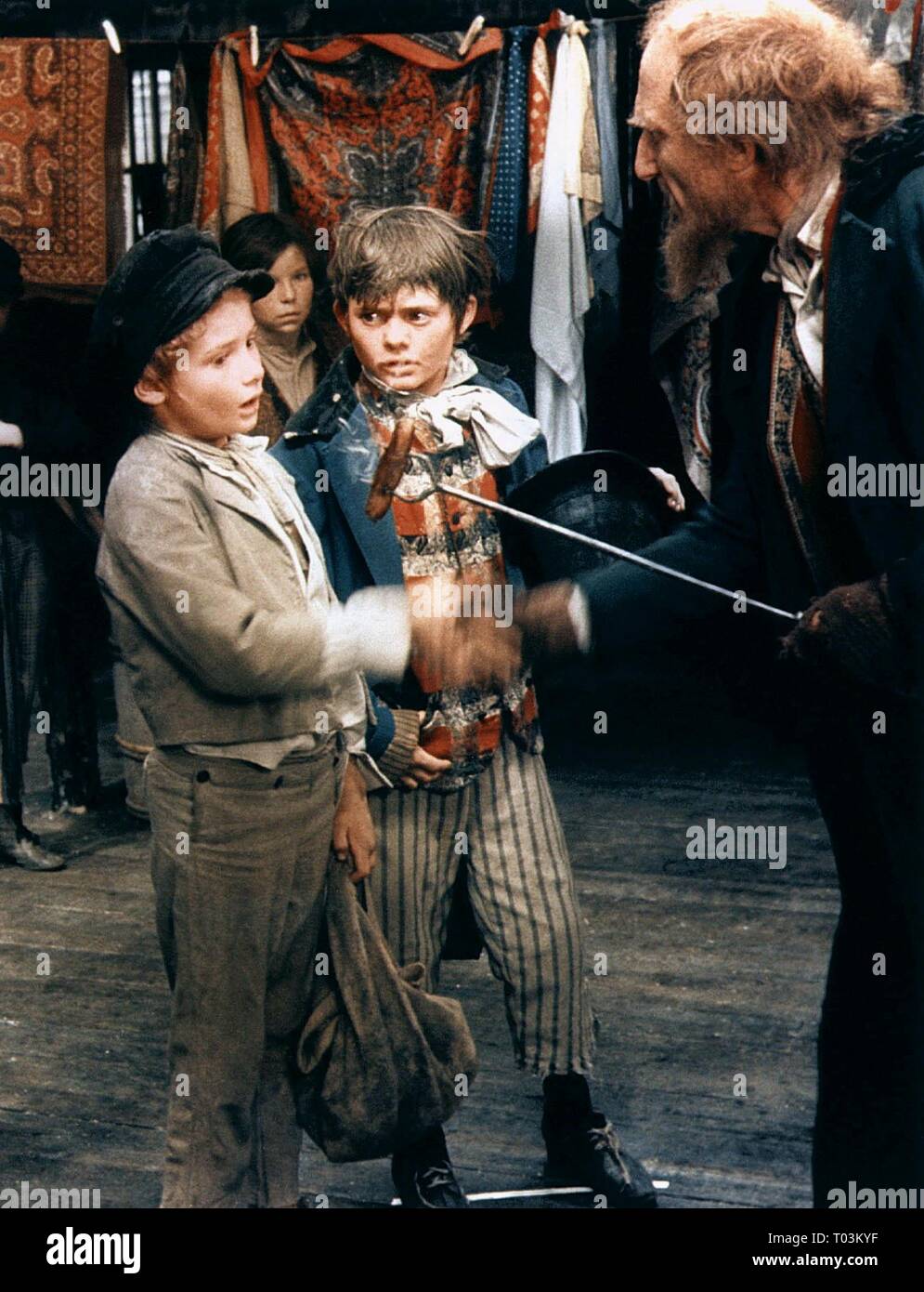 MARK LESTER,JACK WILD, RON MOODY, OLIVER!, 1968 Stock Photo