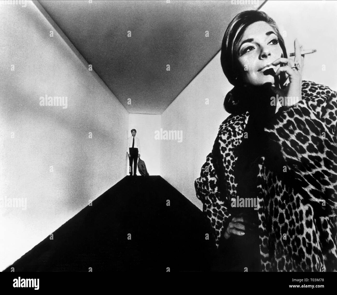DUSTIN HOFFMAN, ANNE BANCROFT, THE GRADUATE, 1967 Stock Photo