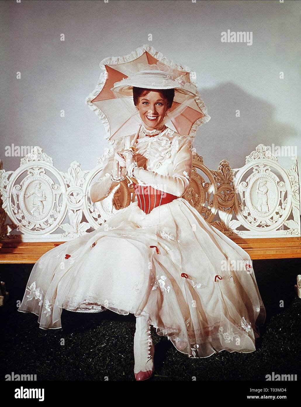 The white dress (child version) worn by Mary Poppins (Julie