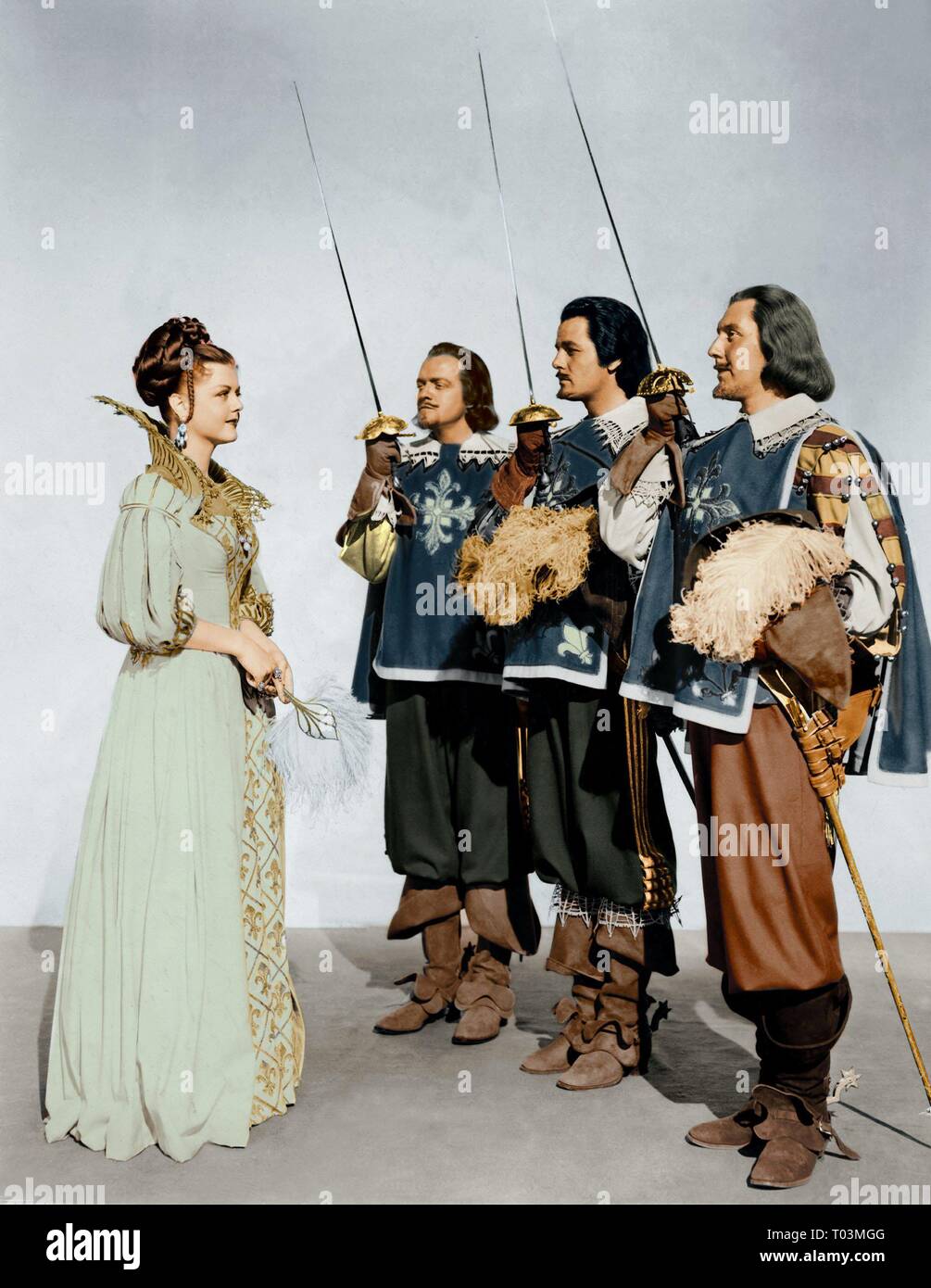 ANGELA LANSBURY, VAN HEFLIN, GIG YOUNG, ROBERT COOTE, THE THREE