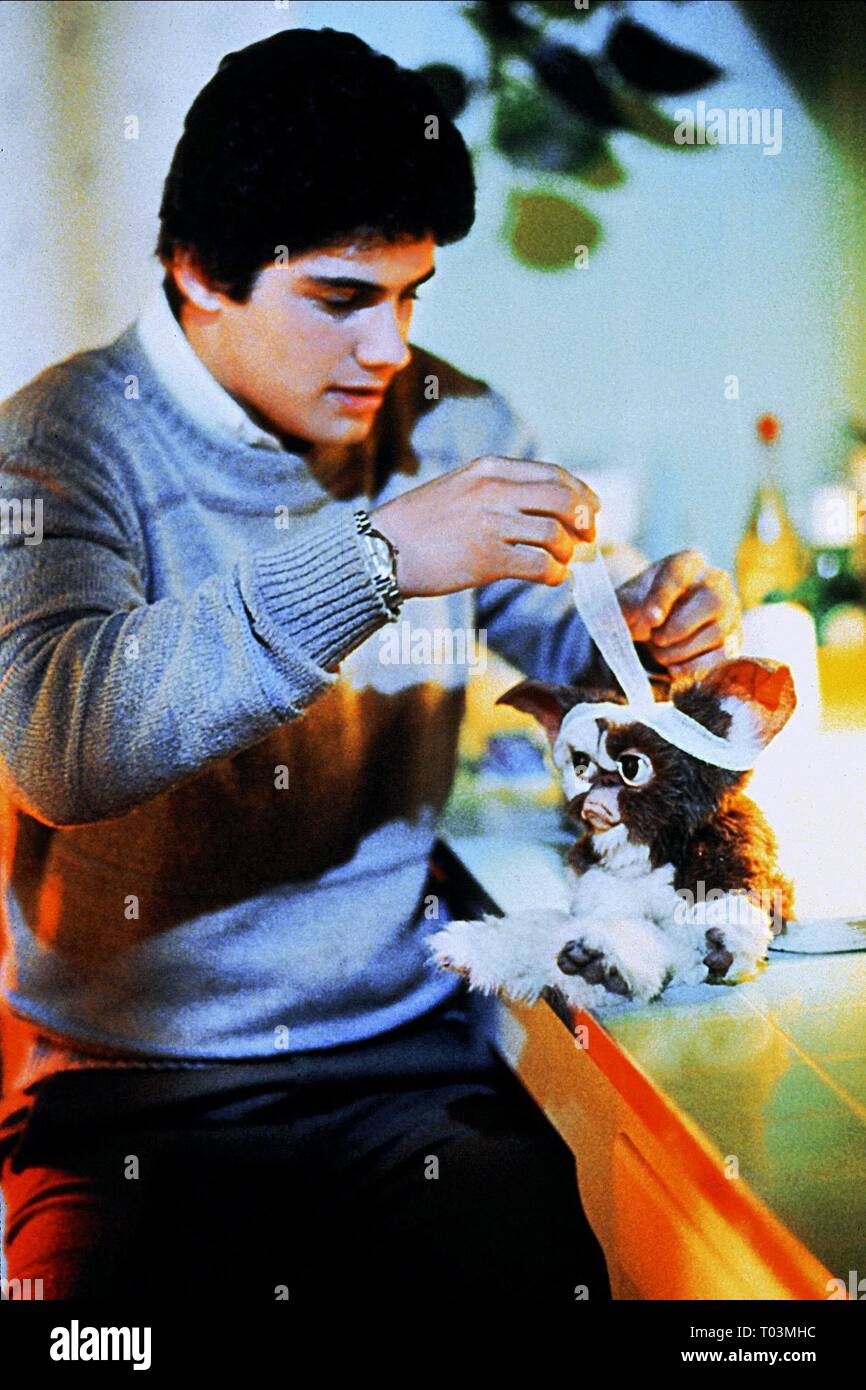 ZACH GALLIGAN, GIZMO, GREMLINS, 1984 Stock Photo