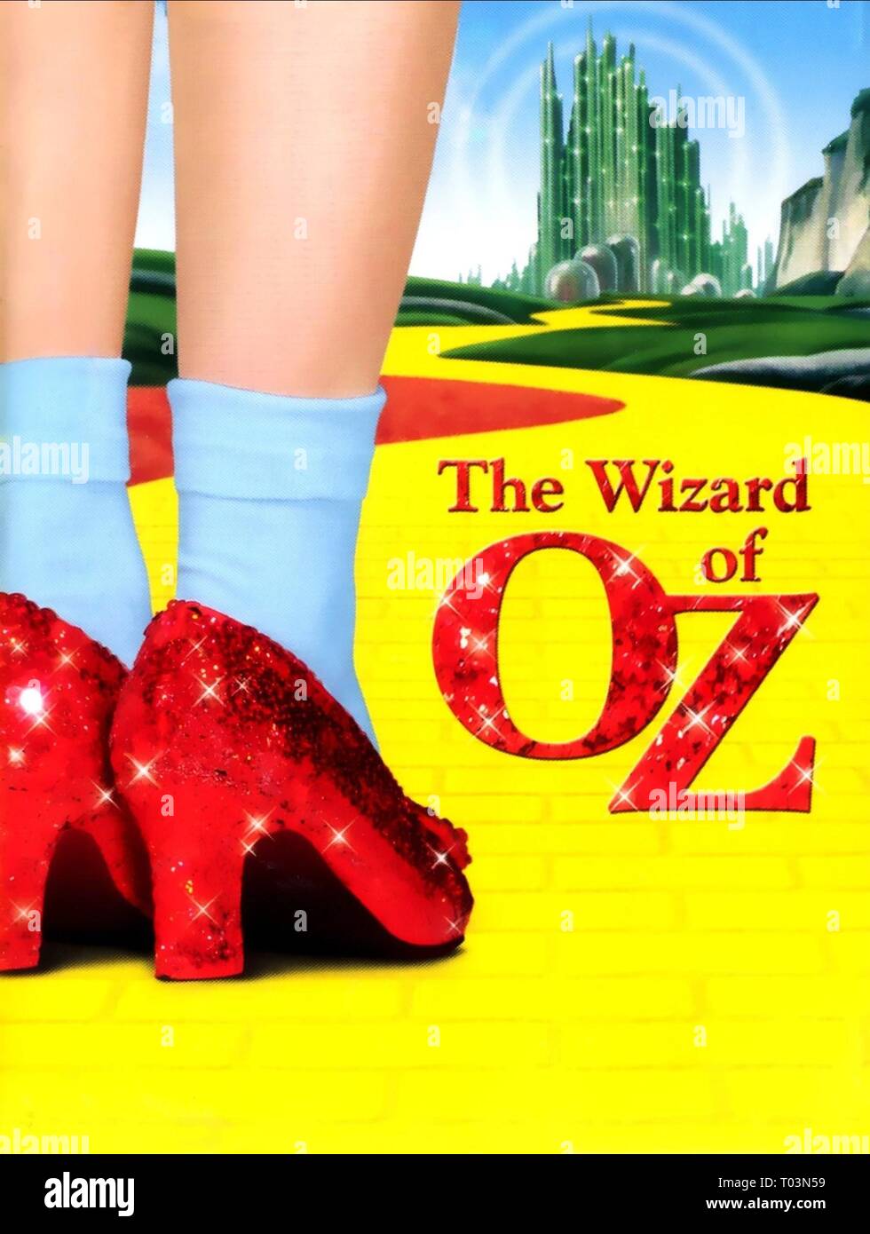 DOROTHY'S RUBY SLIPPERS POSTER, THE WIZARD OF OZ, 1939 Stock Photo