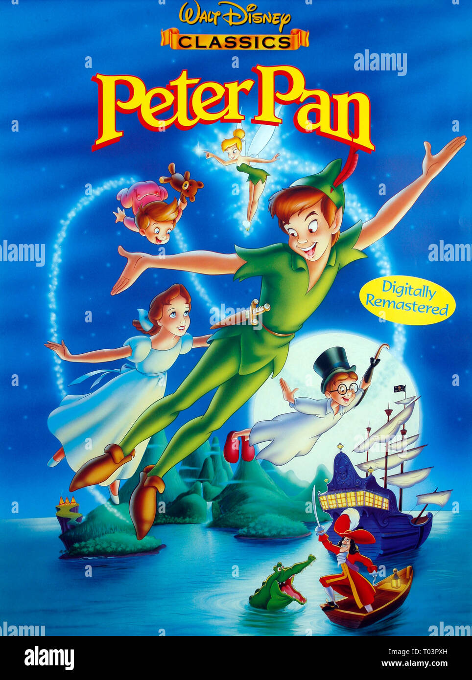 Echt Broek versneller Peter pan disney movie poster hi-res stock photography and images - Alamy