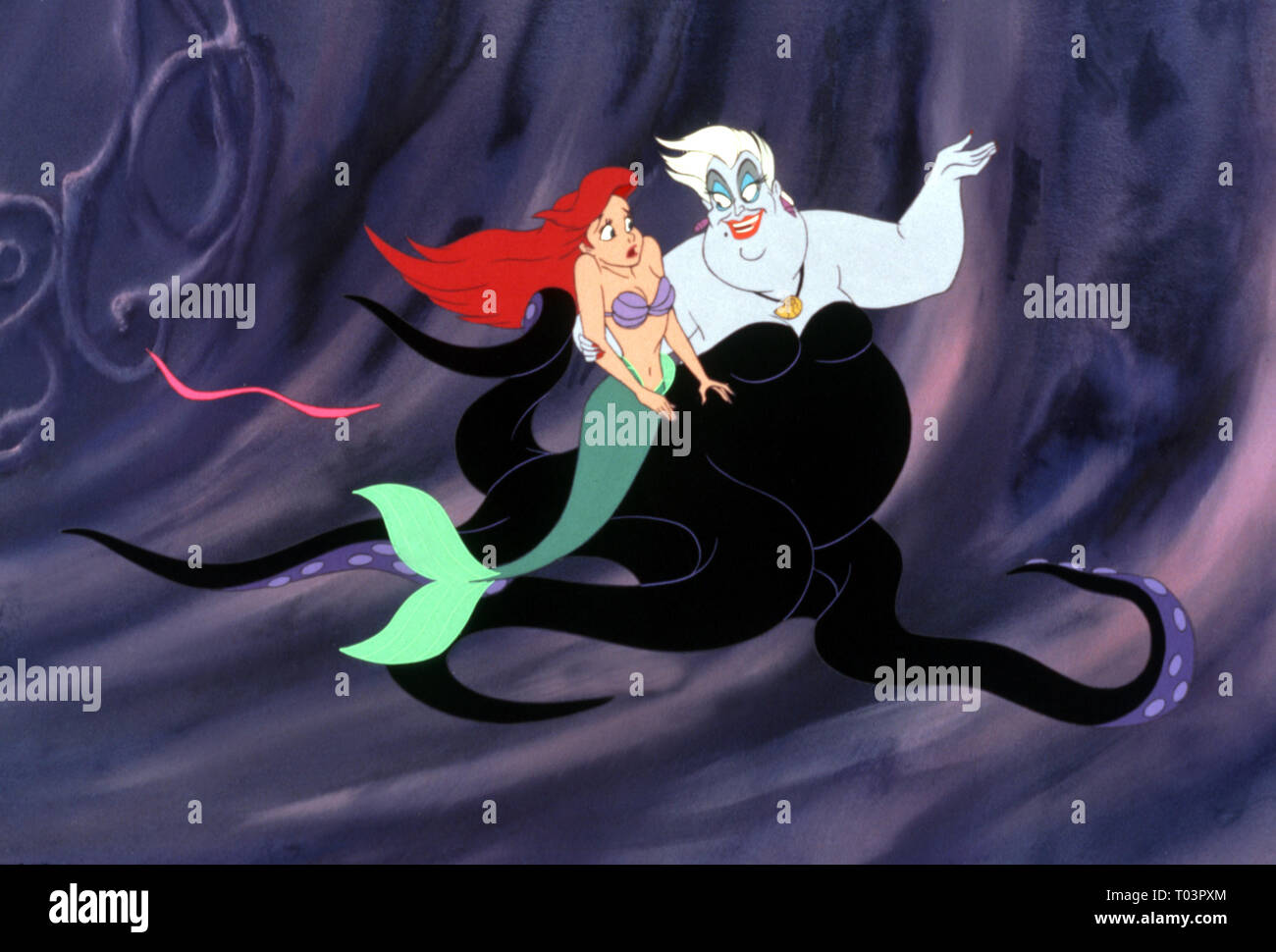 ARIEL, URSULA, THE LITTLE MERMAID, 1989 Stock Photo