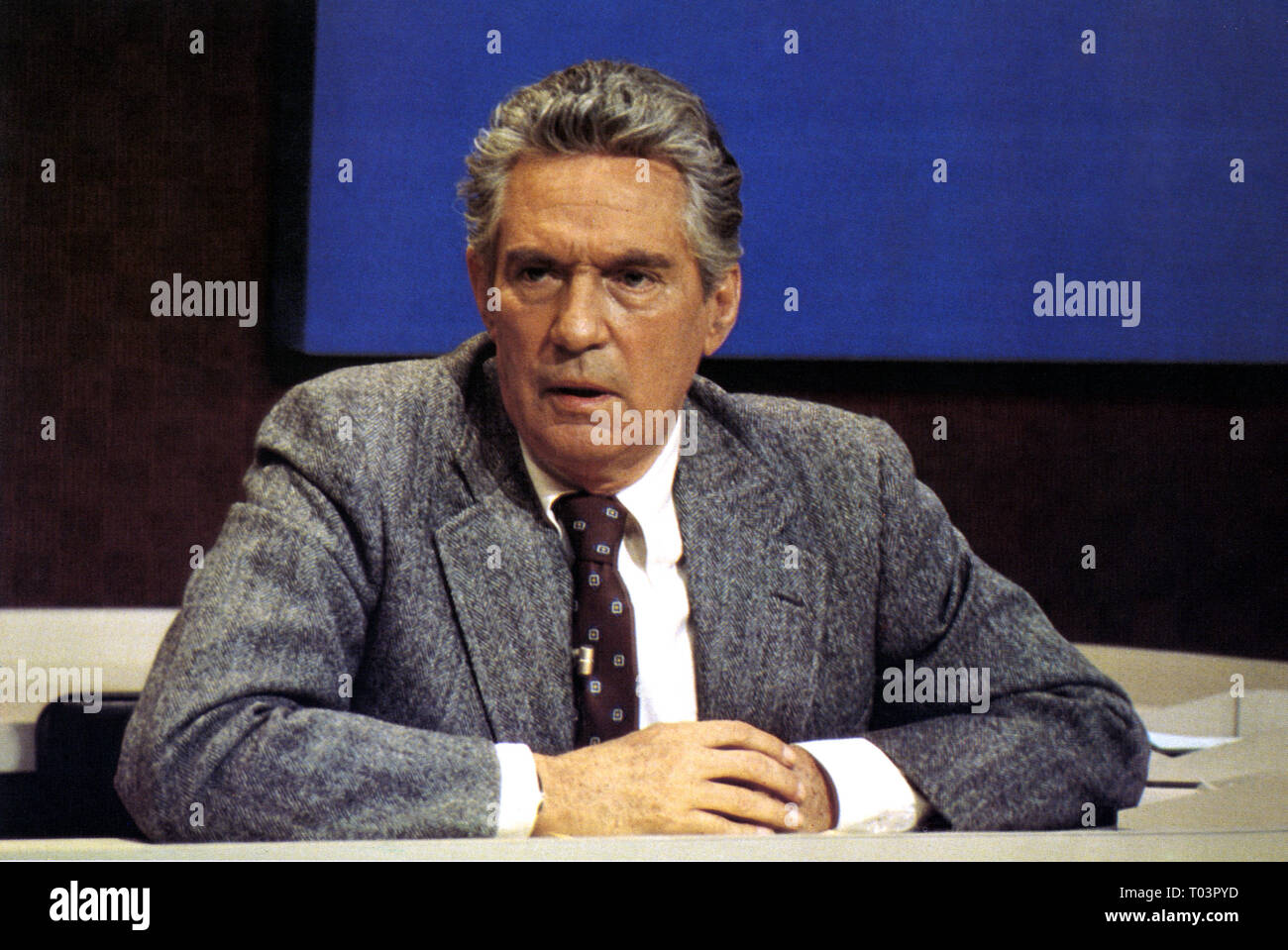 PETER FINCH, NETWORK, 1976 Stock Photo