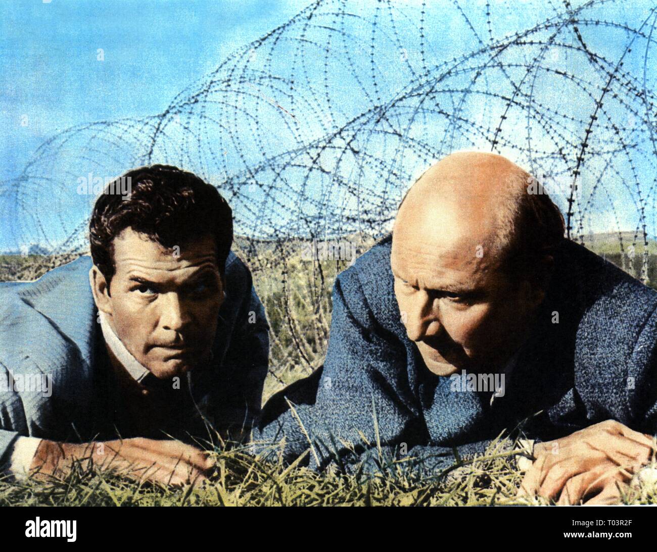 JAMES GARNER, DONALD PLEASENCE, THE GREAT ESCAPE, 1963 Stock Photo Alamy