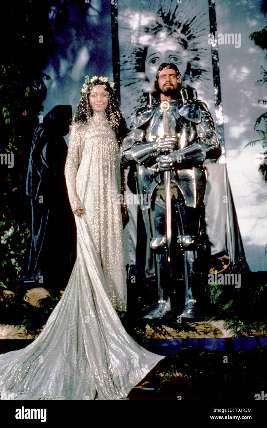 CHERIE LUNGHI, NIGEL TERRY, EXCALIBUR, 1981 Stock Photo