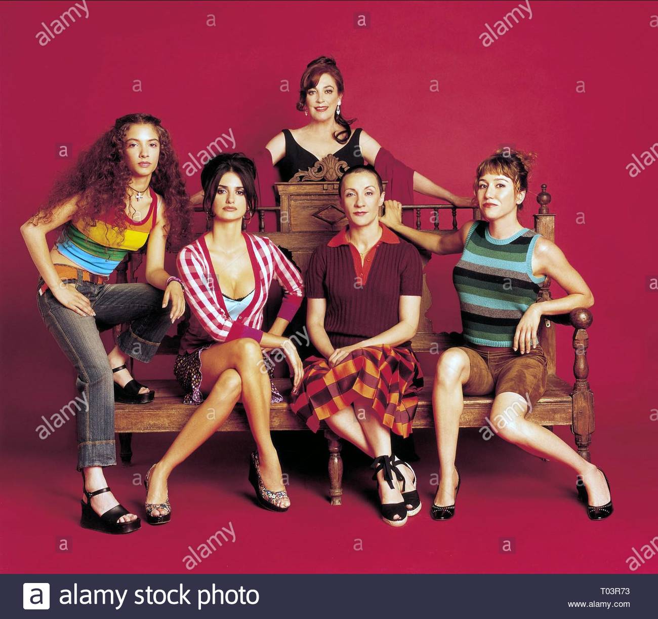 Yohana Cobo Penelope Cruz Carmen Maura Blanca Portillo Lola Duenas Volver 2006 Stock Photo Alamy