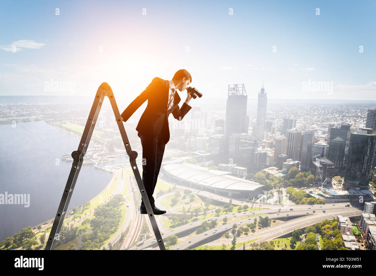 Searching for new business solutions Stock Photo - Alamy