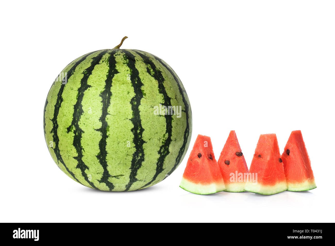 Watermelon isolated on white background Stock Photo - Alamy