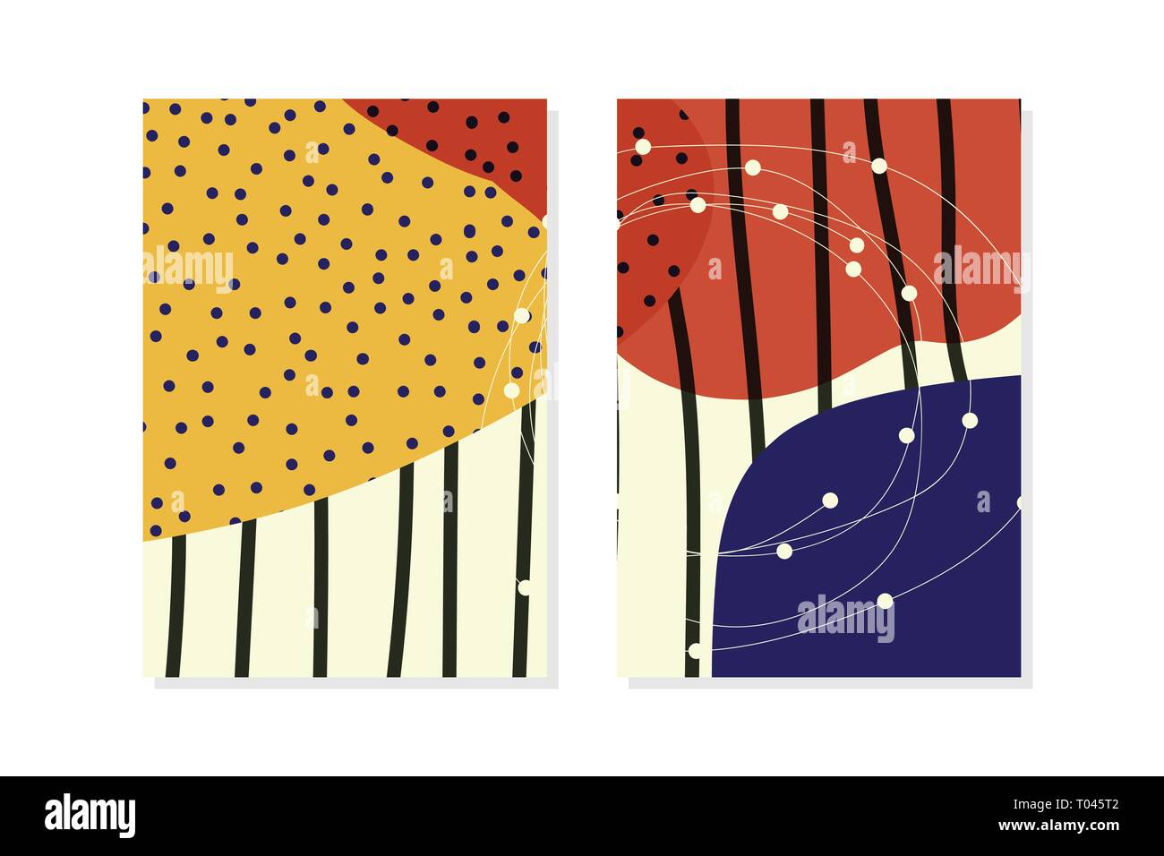 abstract background creative universal geometric cards doodle art header  with different shapes and textures Stock Vector Image \u0026 Art - Alamy, image size:1300x956