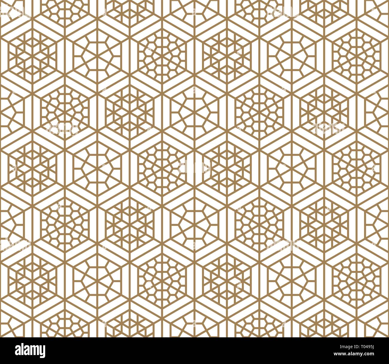 Japanese seamless pattern in style Kumiko.For template,fabric,shoji