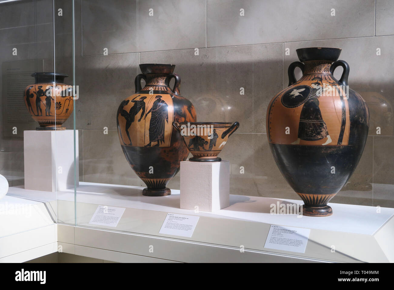 Greek and Roman Art Wing of the Metropolitan Museum of Art, New York City, USA Stock Photo