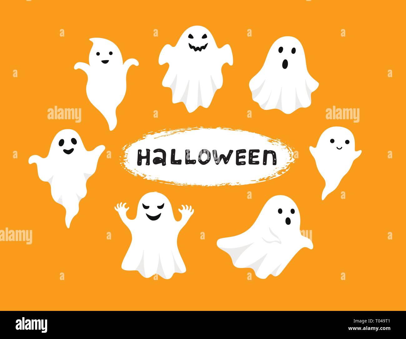 Cartoon ghost hi-res stock photography and images - Alamy