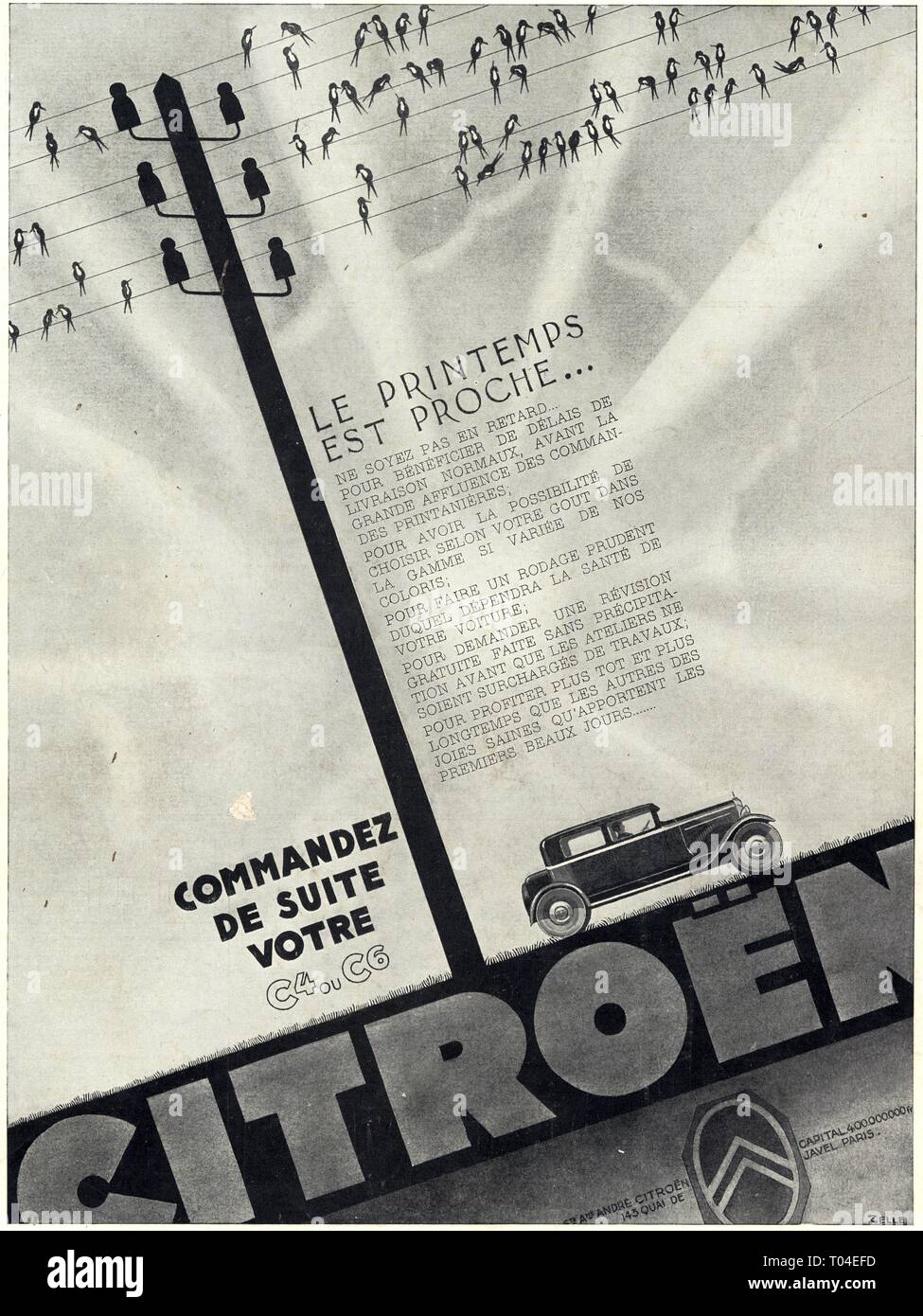 Citroën, Automobiles - Publicités originales et images