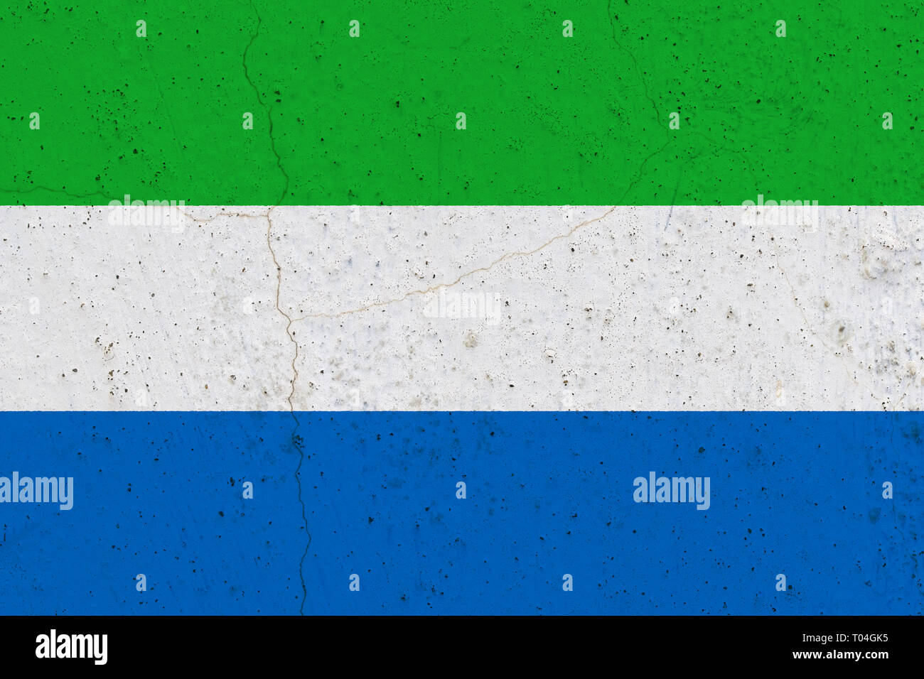 Sierra leone vintage flag hi-res stock photography and images - Alamy