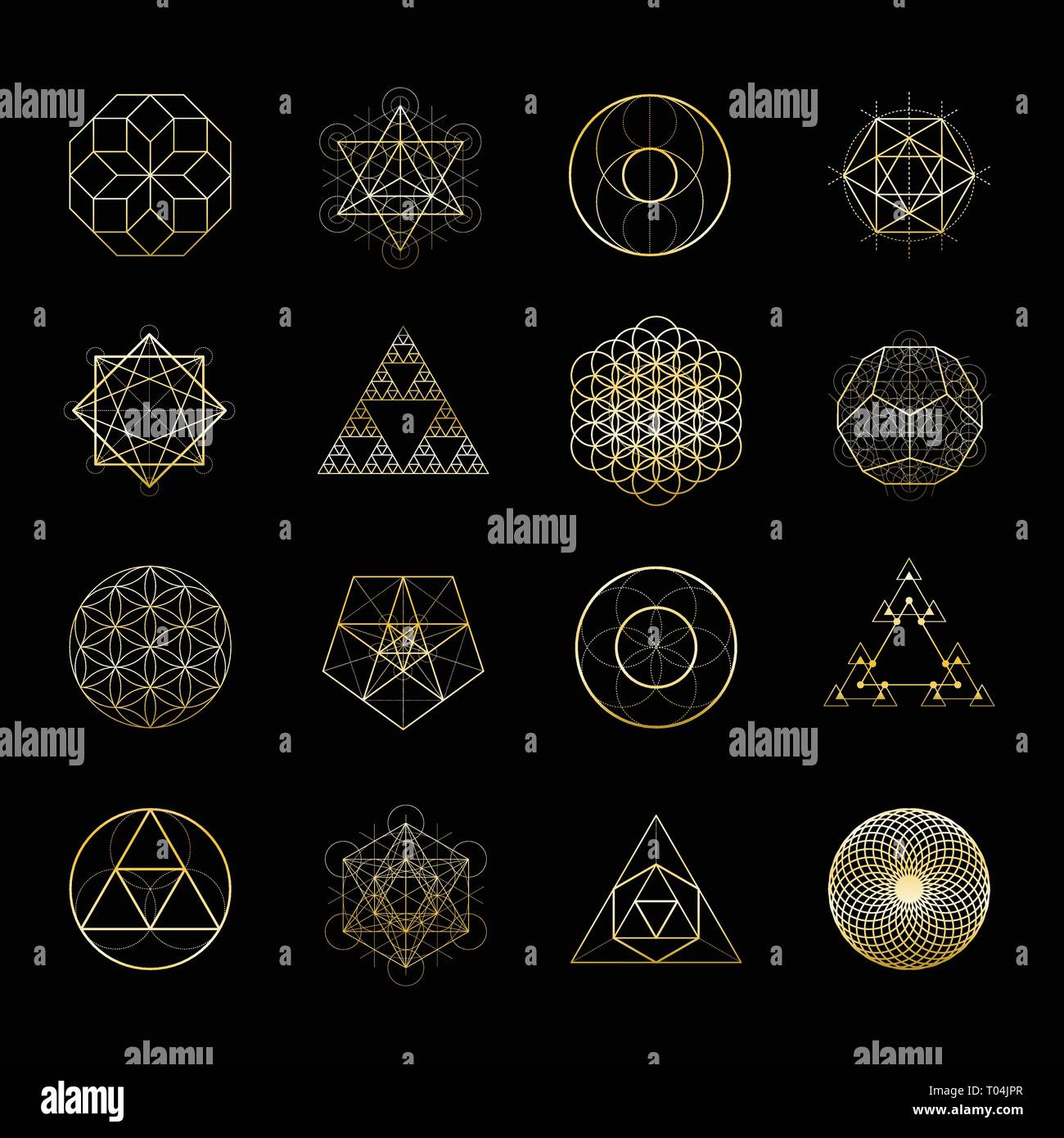 Sacred geometry symbols 4 point - kloprs