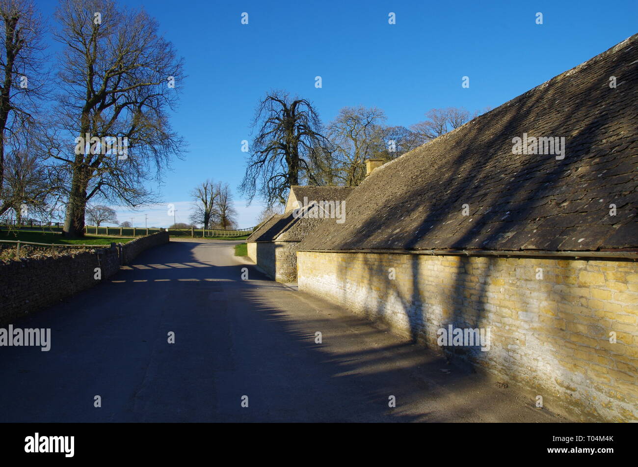 Lower Swell. he Donnington Way. Gloucestershire. Cotswolds. England. UK ...