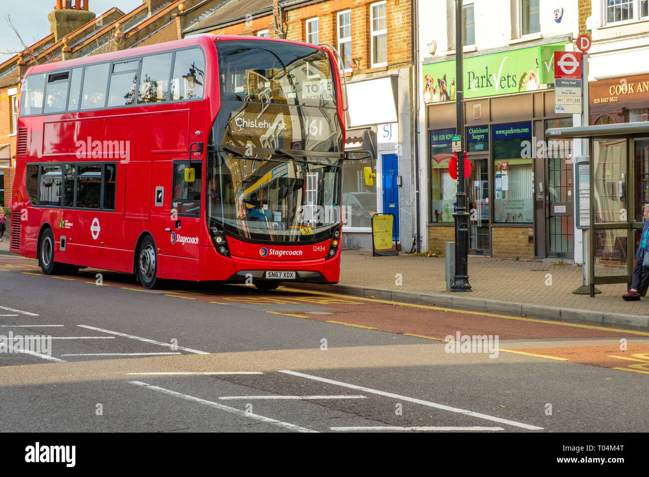 Stagecoach Alexander Dennis Enviro400 London Transport Bus, High Street,  Chislehurst Stock Photo - Alamy
