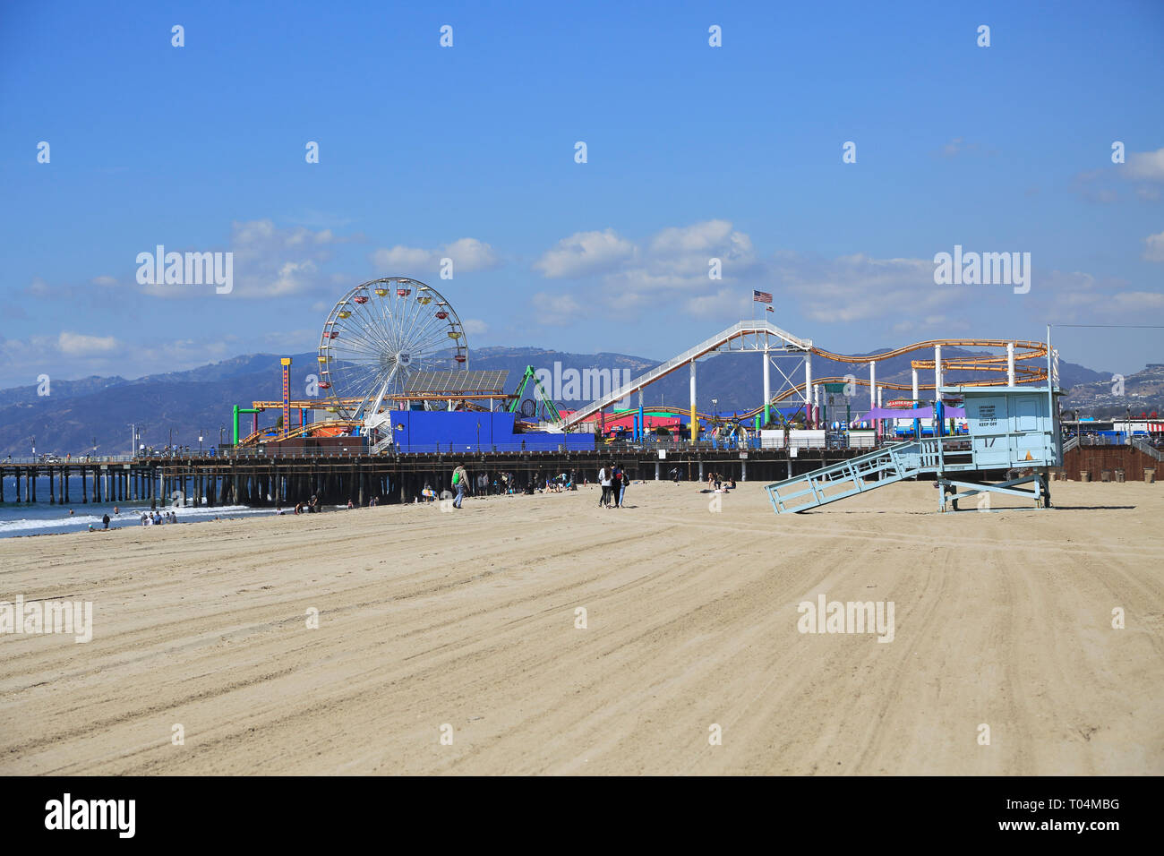 Pacific coast beaches pier hi-res stock photography and images - Alamy