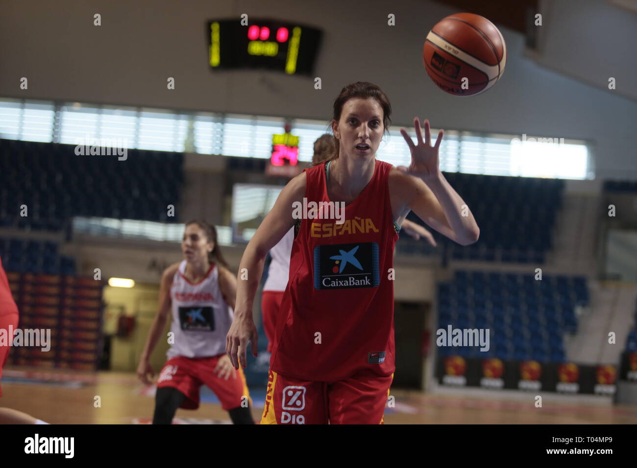 Palma de Mallorca, Spain - June 27, 2018 - Spain National Basketball women  team during a training session in Palma de Mallorca Stock Photo - Alamy