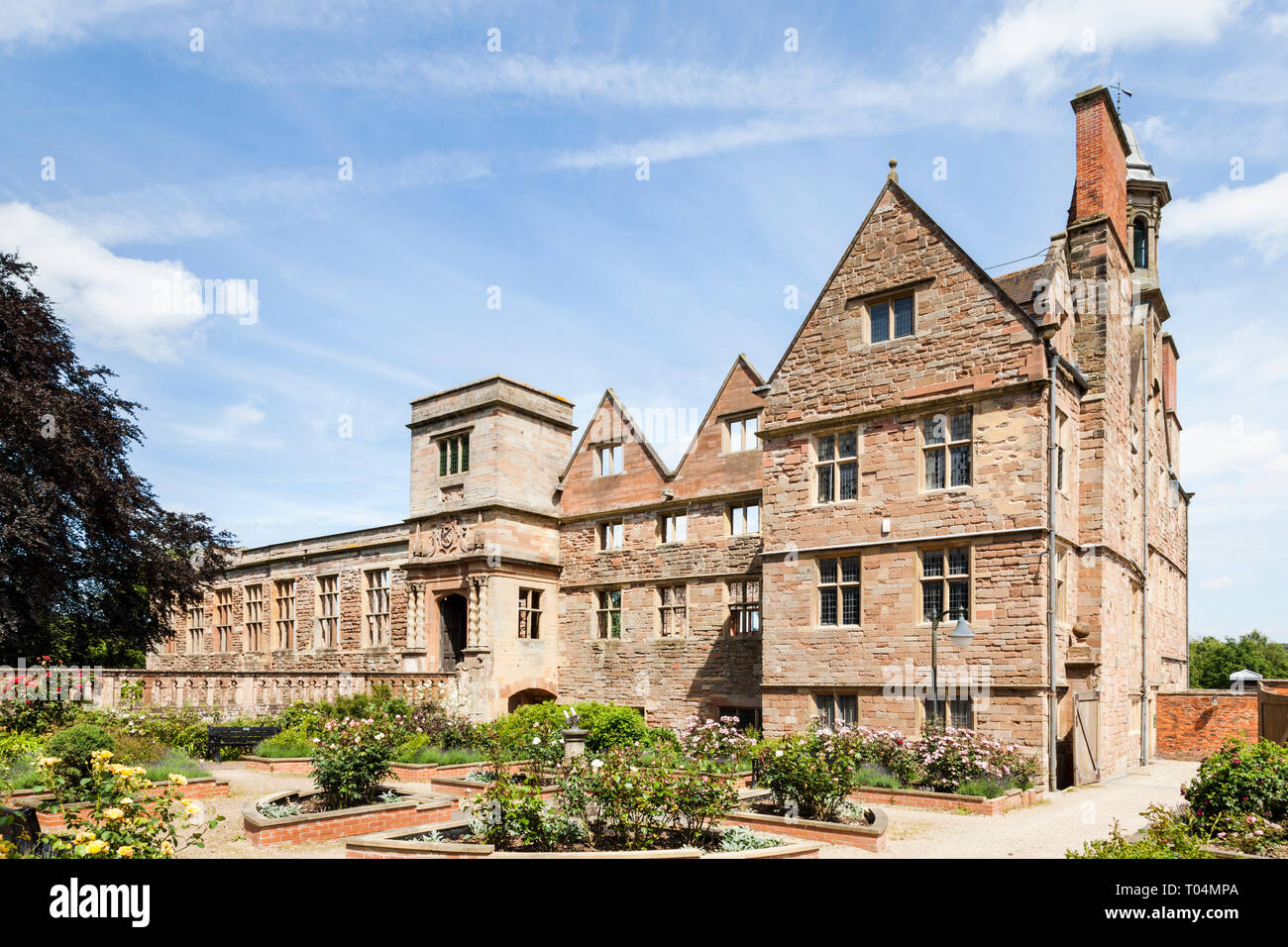 Rufford Abbey, a 12th century Cistercian abbey at Rufford Abbey Country Park, Nottinghamshire, England, UK Stock Photo