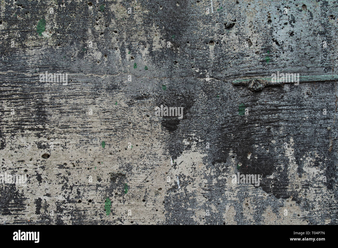old dirty weathered cement wall background texture Stock Photo