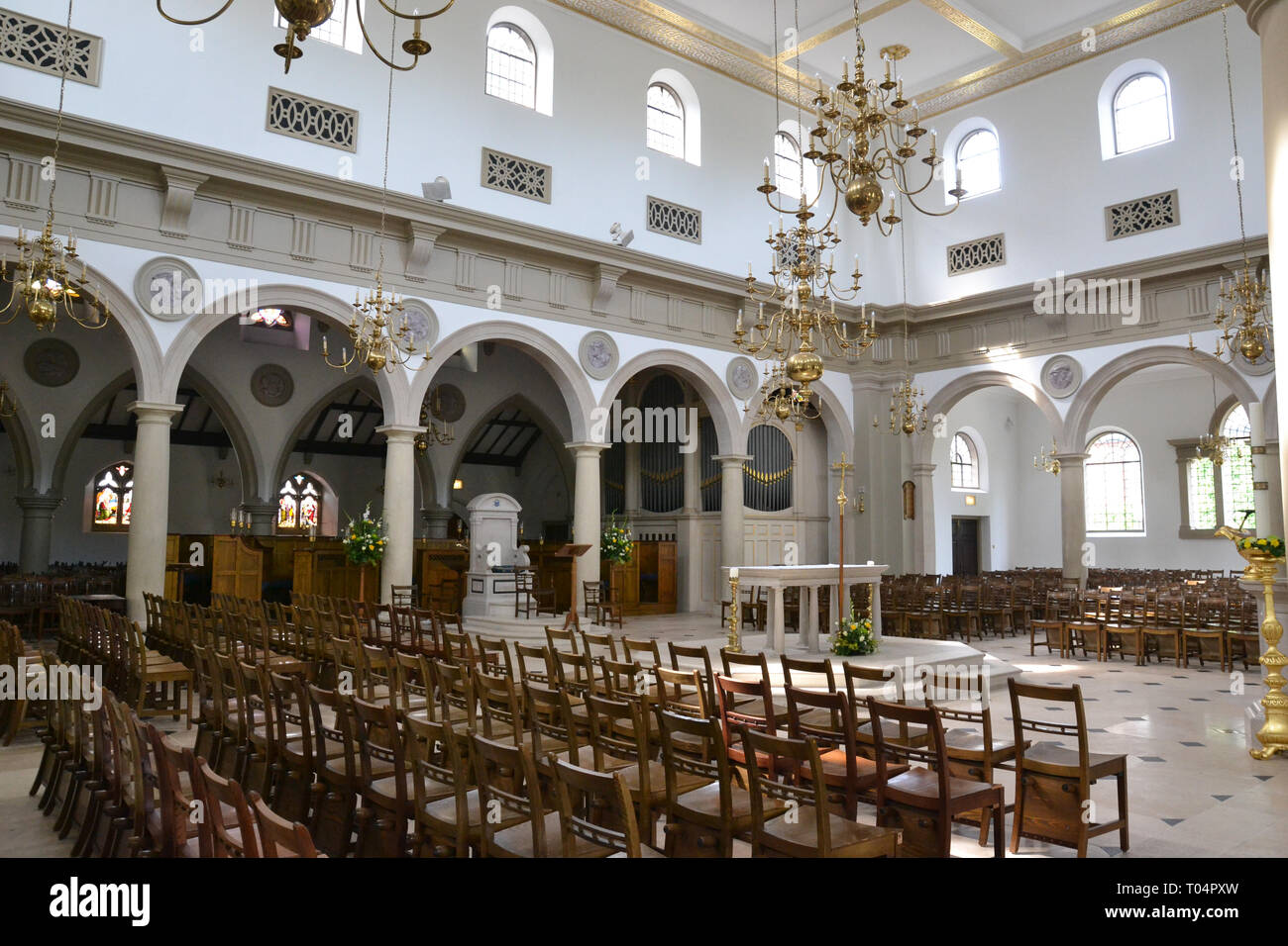 Inside The Roman Catholic Cathedral Of St Mary And St Helen Also 