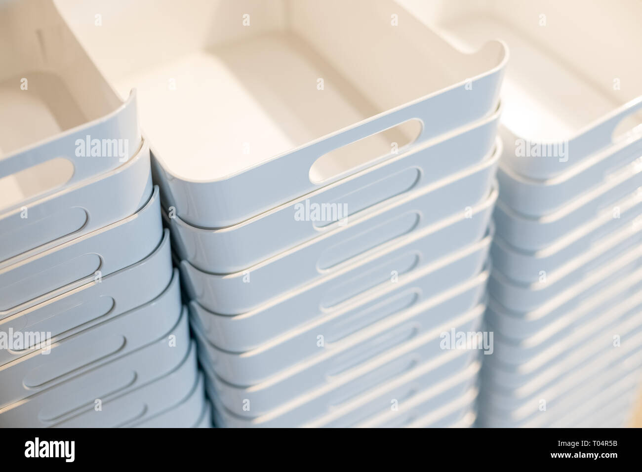Plastic packaging stack disposable hi-res stock photography and images ...