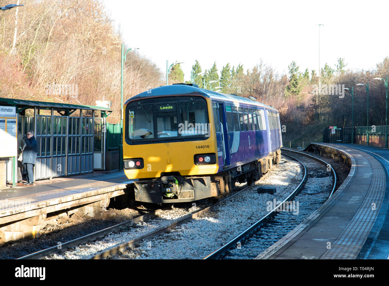 A Leeds bound pacer train Stock Photo