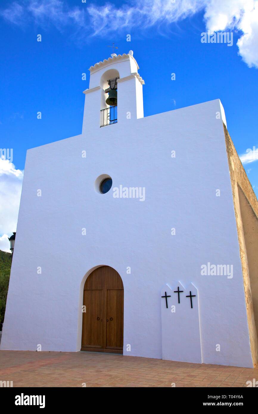 Sant Agusti des Vedra Church, Sant Agusti des Vedra, Ibiza, Balearic Islands, Spain Stock Photo