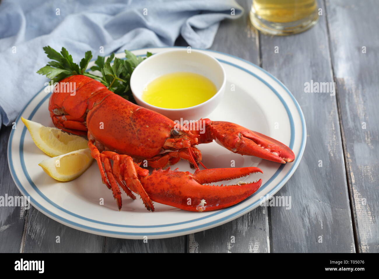 Lobster on plate hires stock photography and images Alamy