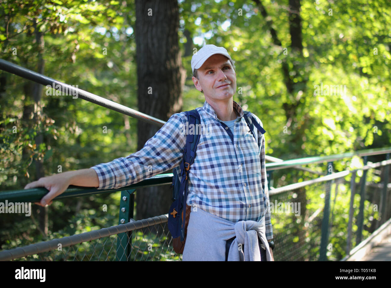 Mature man in summer hi-res stock photography and images - Alamy