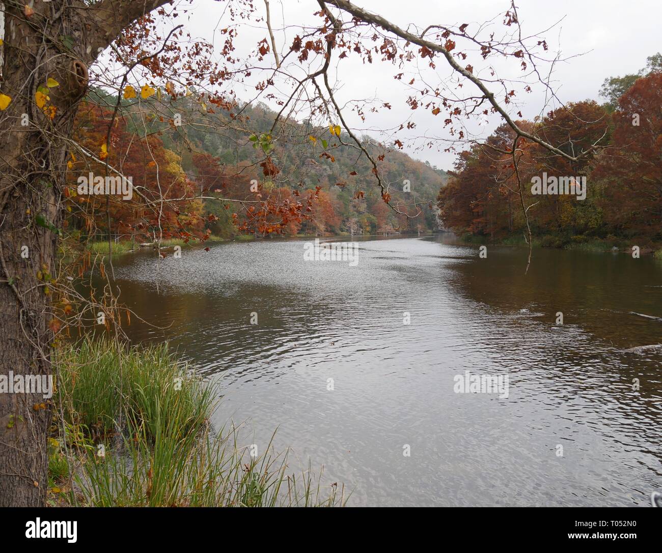 Mountain Forks River at the Beavers Bend State Parks in Broken Bow