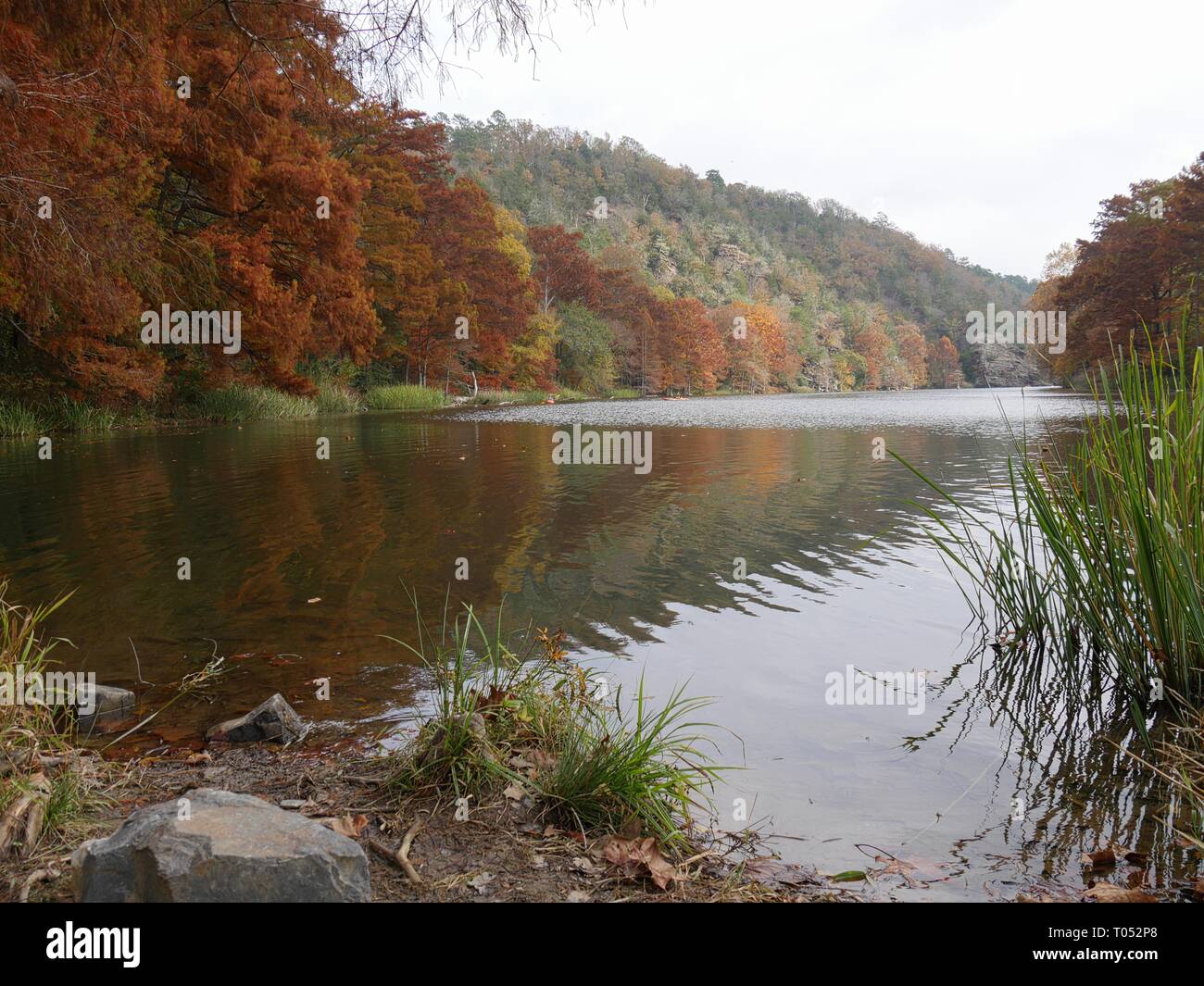 One of the scenic views of the Mountain Forks River at the Beavers Bend