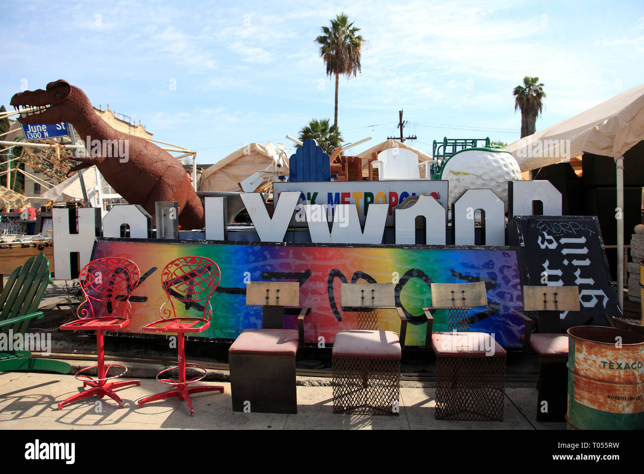 Movie props for sale and rent, Hollywood, Los Angeles, California, USA Stock Photo Alamy