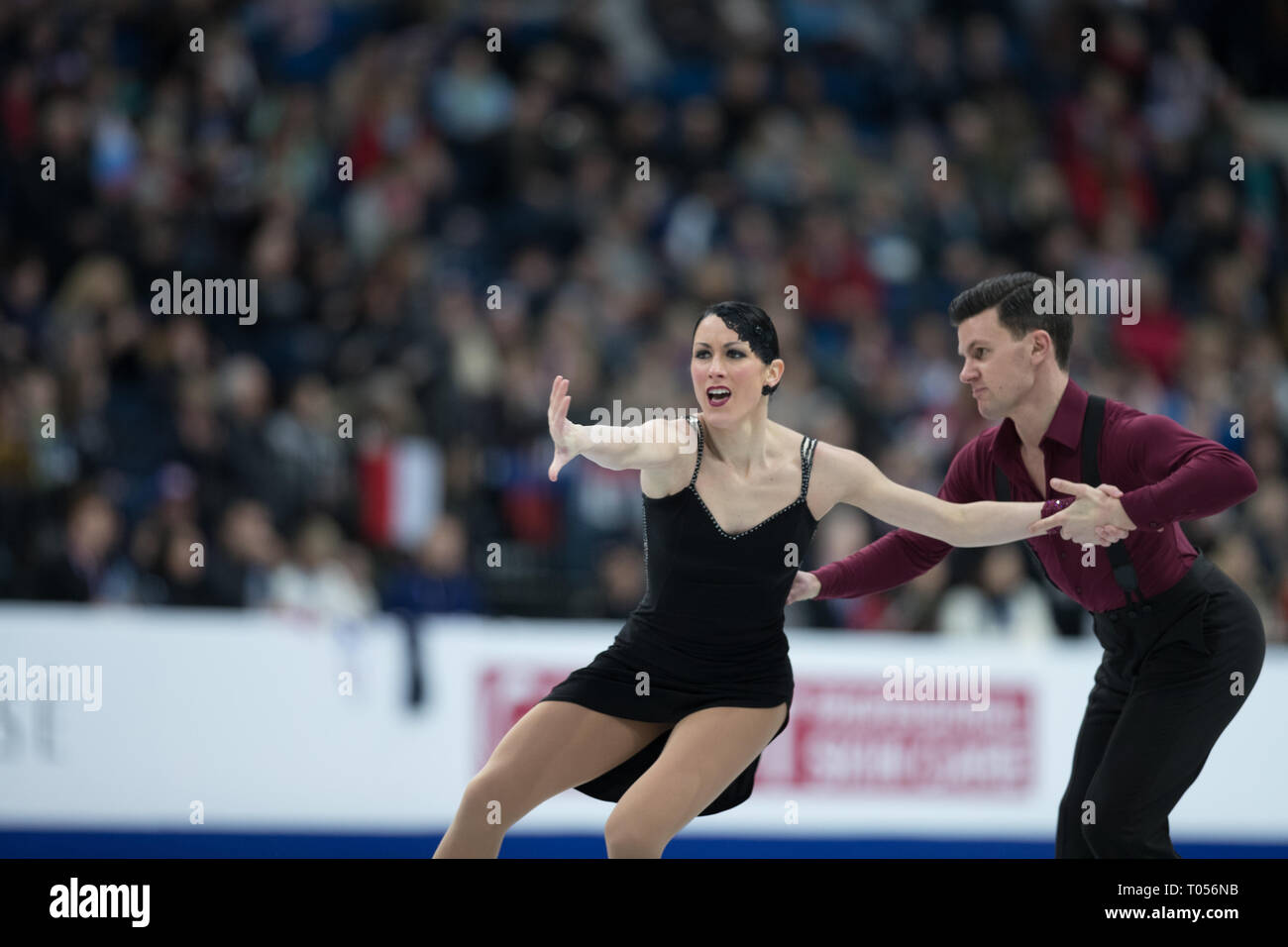 Charlene Guignard and Marco Fabbri from Italy during 2019 European