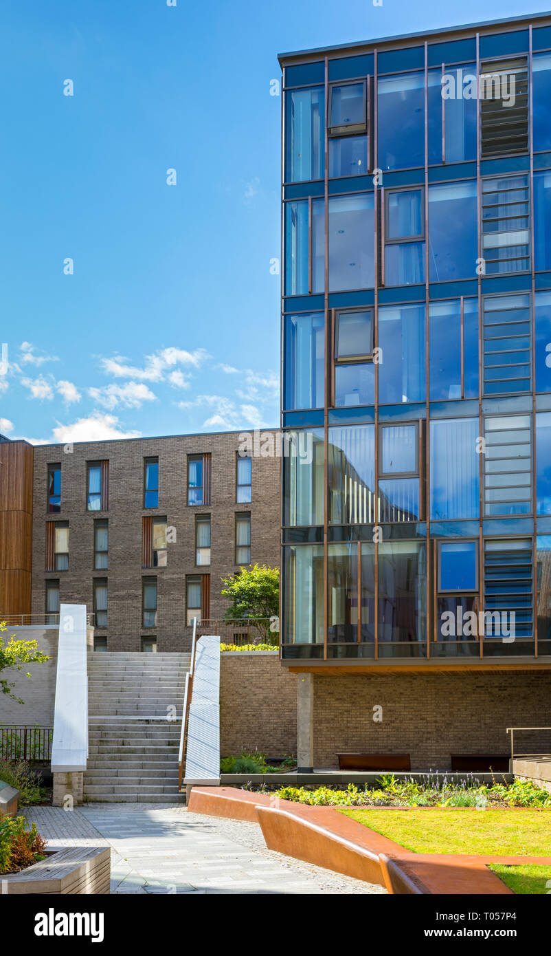 O'Shea North buildings (student accommodation), University of Edinburgh.  Off Canongate, Edinburgh, Scotland, UK Stock Photo
