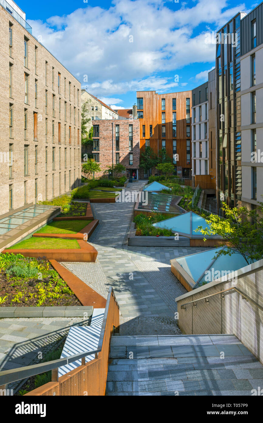 O'Shea North buildings (student University of Edinburgh. Off Canongate