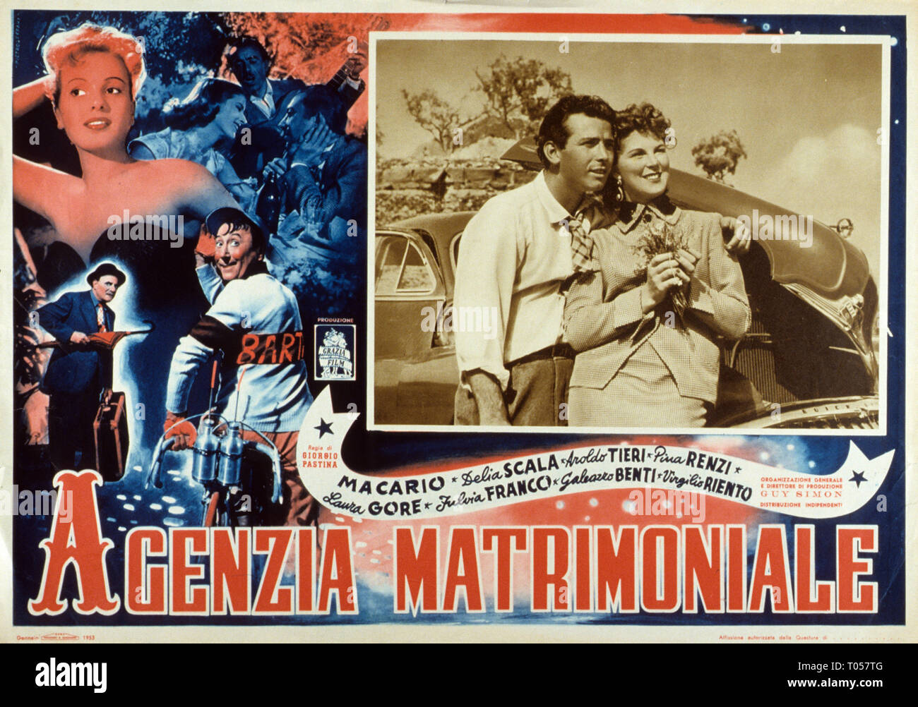 Agenzia matrimoniale, 1953, ITA, Delia Scala, Italian movie directed by  Giorgio Pastina Stock Photo - Alamy