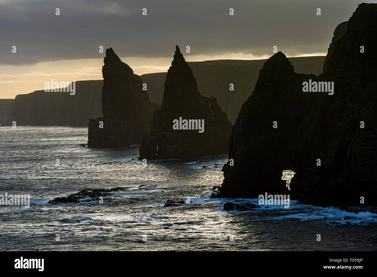 The Stacks of Duncansby, Duncansby Head, Caithness, Scotland, UK Stock Photo