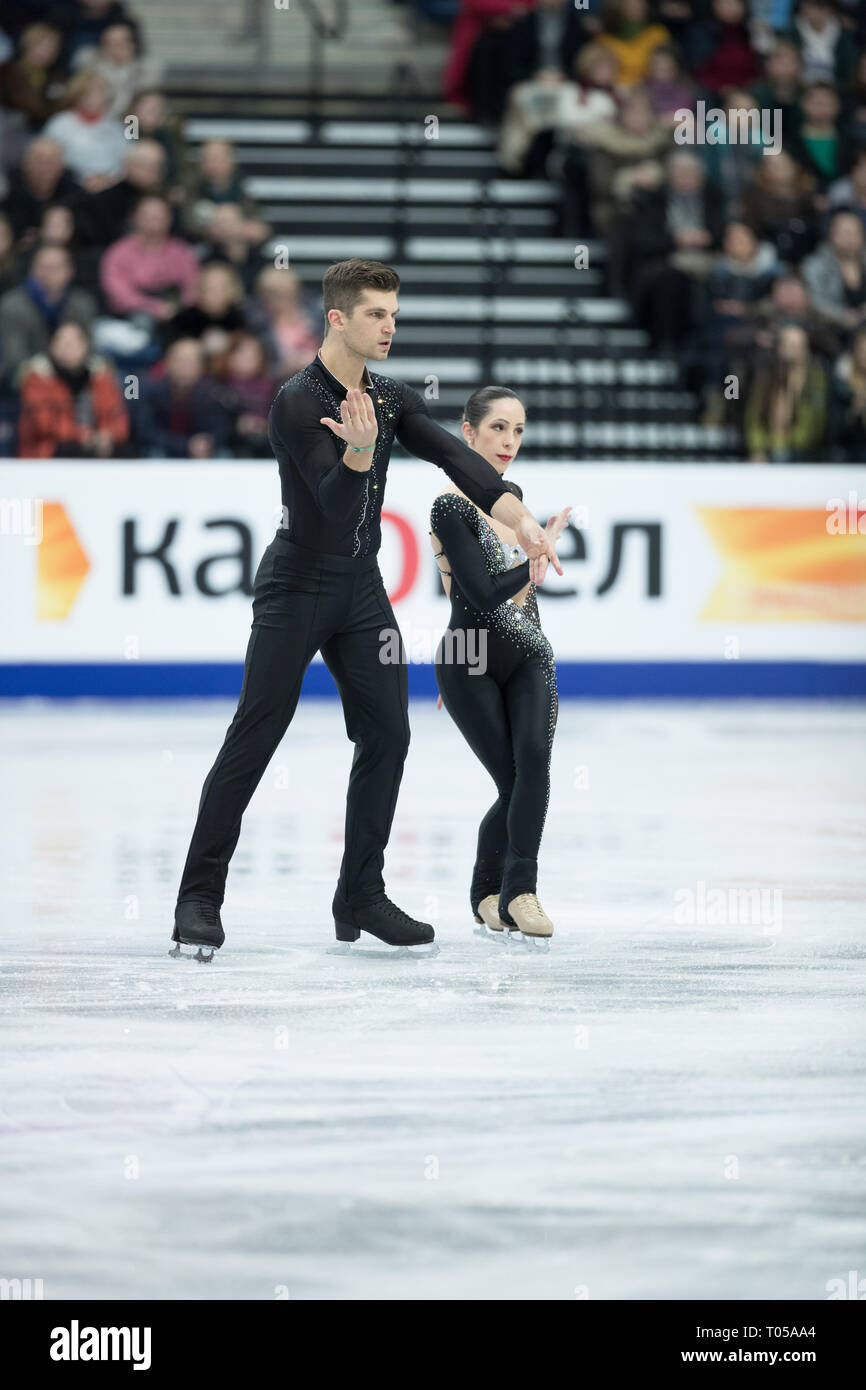 Nicole Della Monica And Matteo Guarise From Italy During European Championships Stock Photo