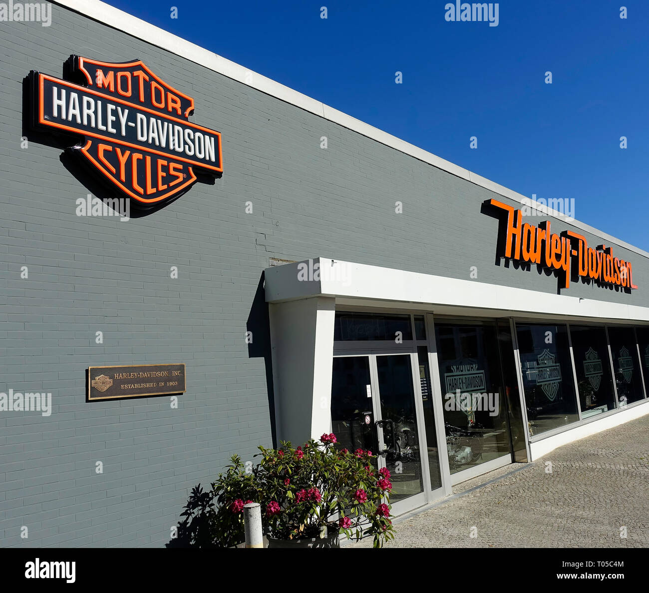 HarleyDavidson in Berlin, Germany Stock Photo Alamy
