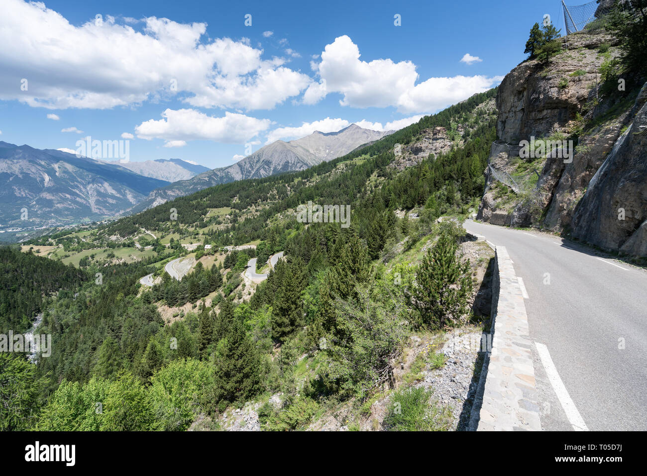 On Col de la Bonette road, France Stock Photo